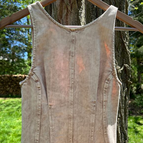 Rachel Comey Fervie Dress Brown Acid Wash Pomona Denim $595 NOWT Size 4 - Picture 11 of 16